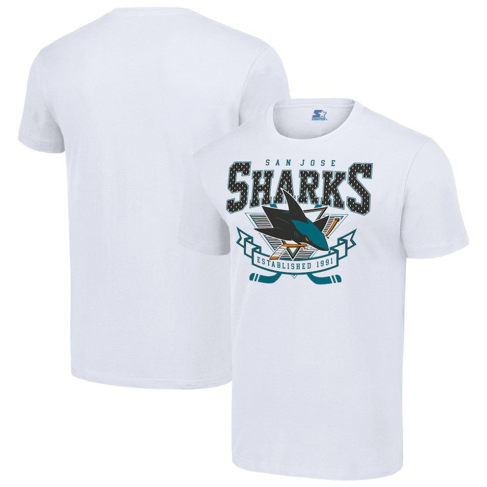 San Jose Sharks Starter Team Logo Graphic T-Shirt Discount