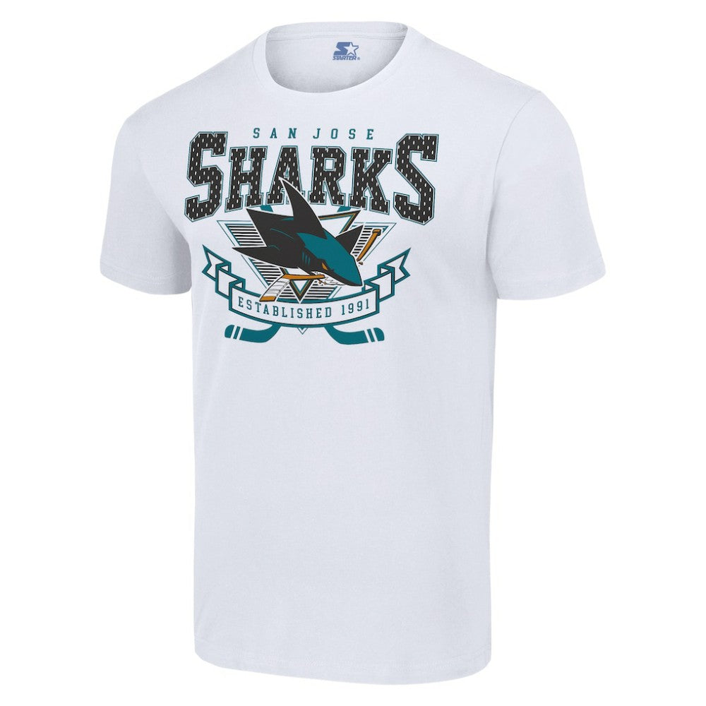 San Jose Sharks Starter Team Logo Graphic T-Shirt Discount