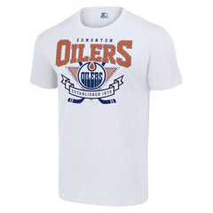 Edmonton Oilers Starter Team Logo Graphic T-Shirt Outlet