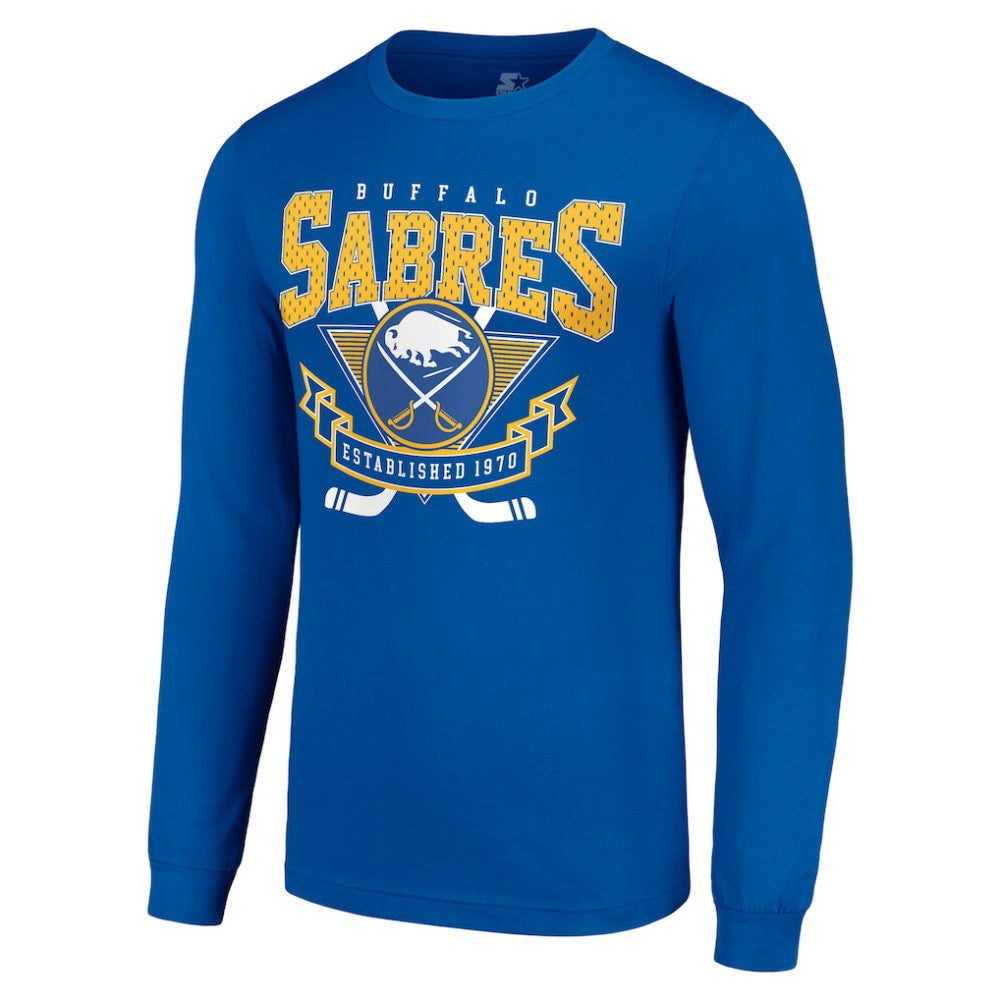 Buffalo Sabres Starter Team Logo Graphic Long Sleeve T-Shirt Discount