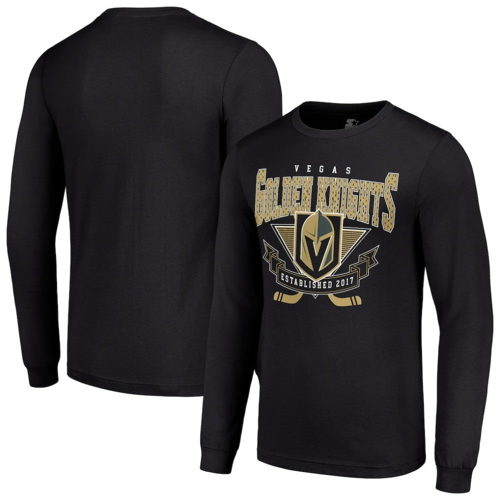Vegas Golden Knights Starter Team Logo Graphic Long Sleeve T-Shirt Discount