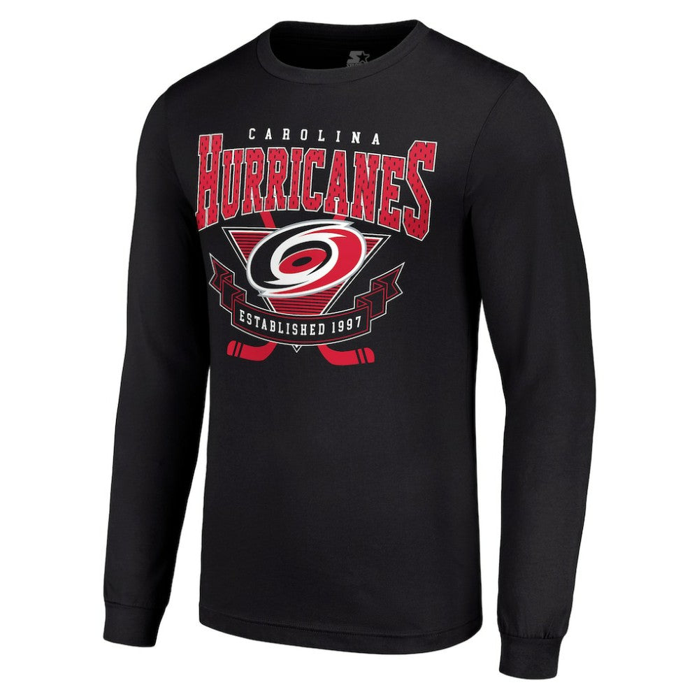Carolina Hurricanes Starter Team Logo Graphic Long Sleeve T-Shirt Online