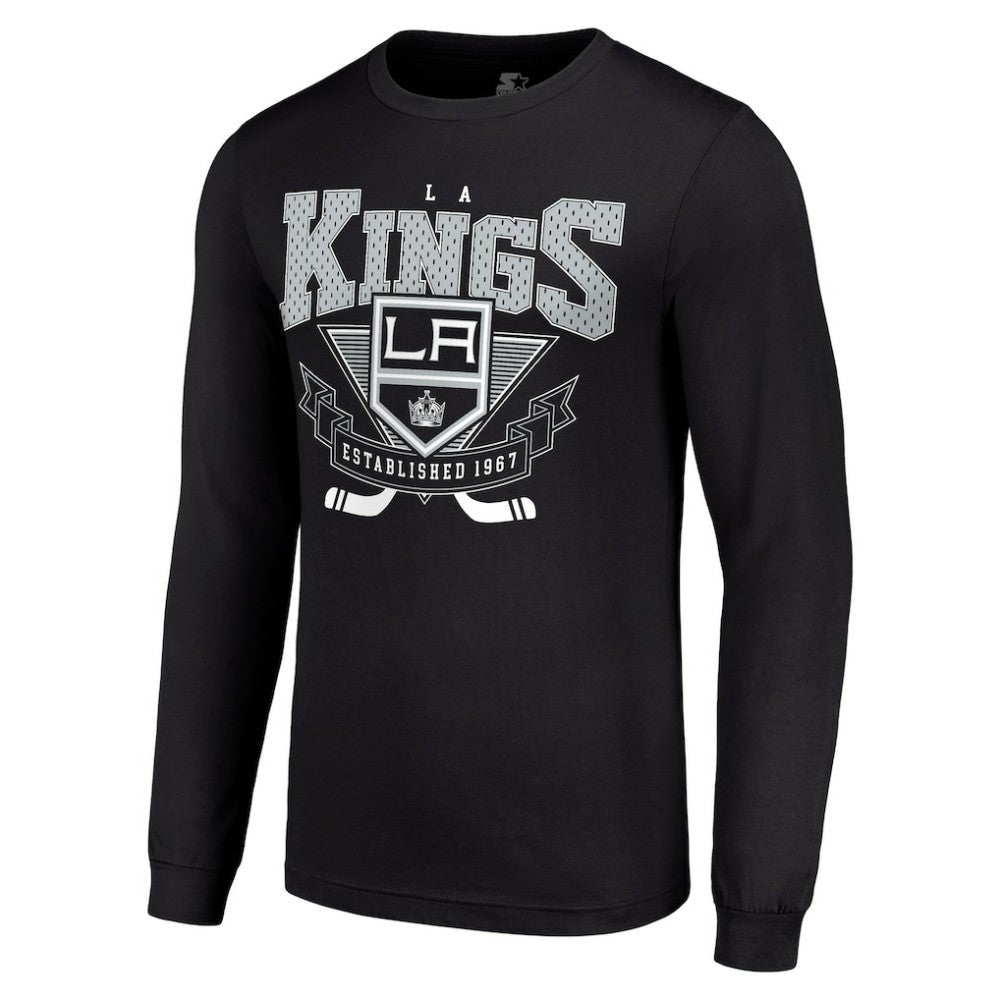 Los Angeles Kings Starter Team Logo Graphic Long Sleeve T-Shirt On Sale