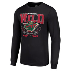 Minnesota Wild Starter Team Logo Graphic Long Sleeve T-Shirt On Sale