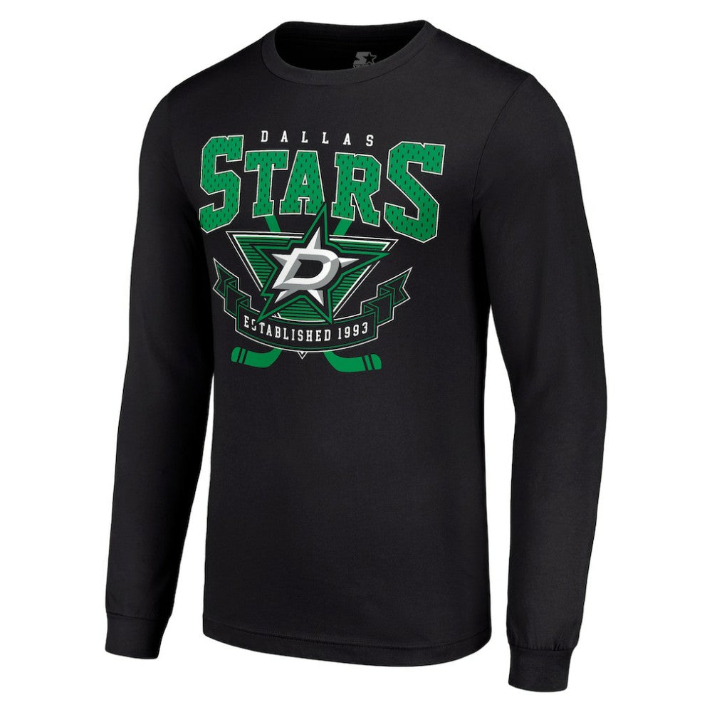 Dallas Stars Starter Team Logo Graphic Long Sleeve T-Shirt Sale