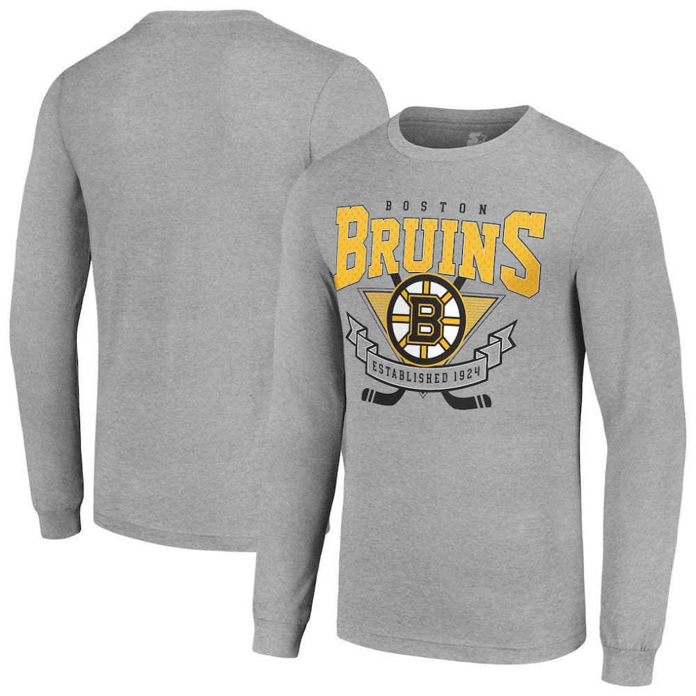 Boston Bruins Starter '80s Inspired Team Logo Long Sleeve T-Shirt Online