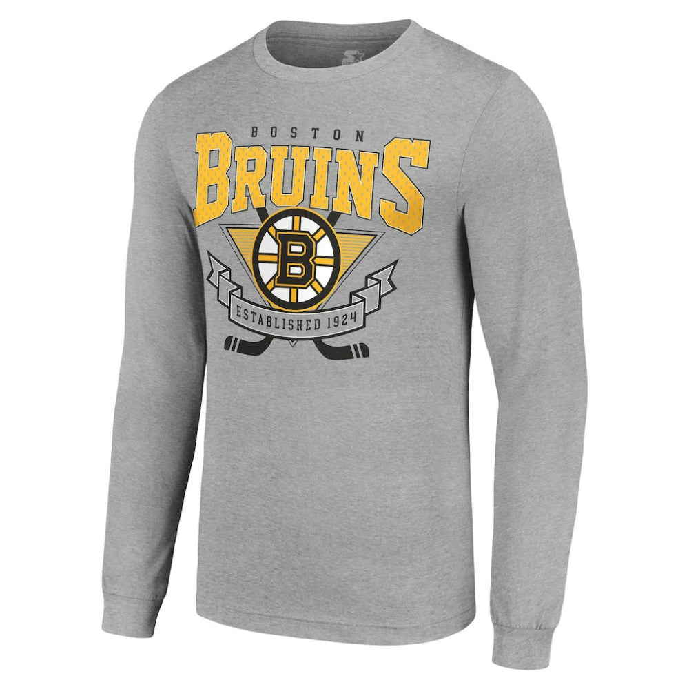 Boston Bruins Starter '80s Inspired Team Logo Long Sleeve T-Shirt Online