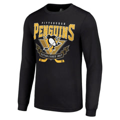 Pittsburgh Penguins Starter Team Logo Graphic Long Sleeve T-Shirt On Sale