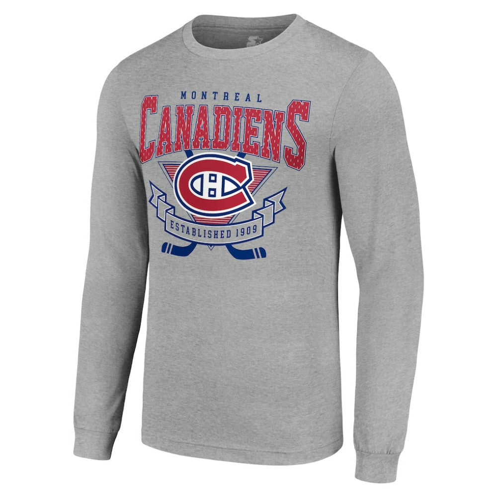 Montreal Canadiens Starter '80s Inspired Team Logo Long Sleeve T-Shirt Online