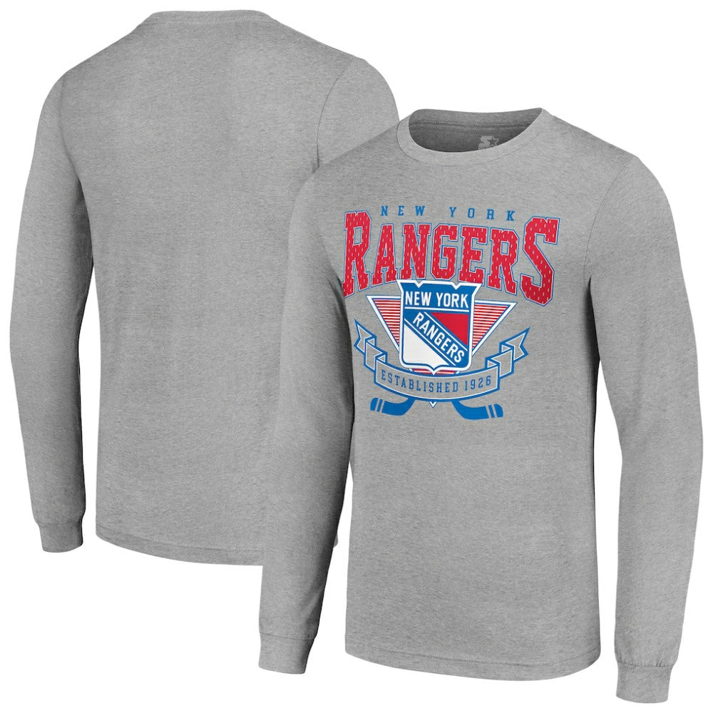 New York Rangers Starter '80s Inspired Team Logo Long Sleeve T-Shirt Online