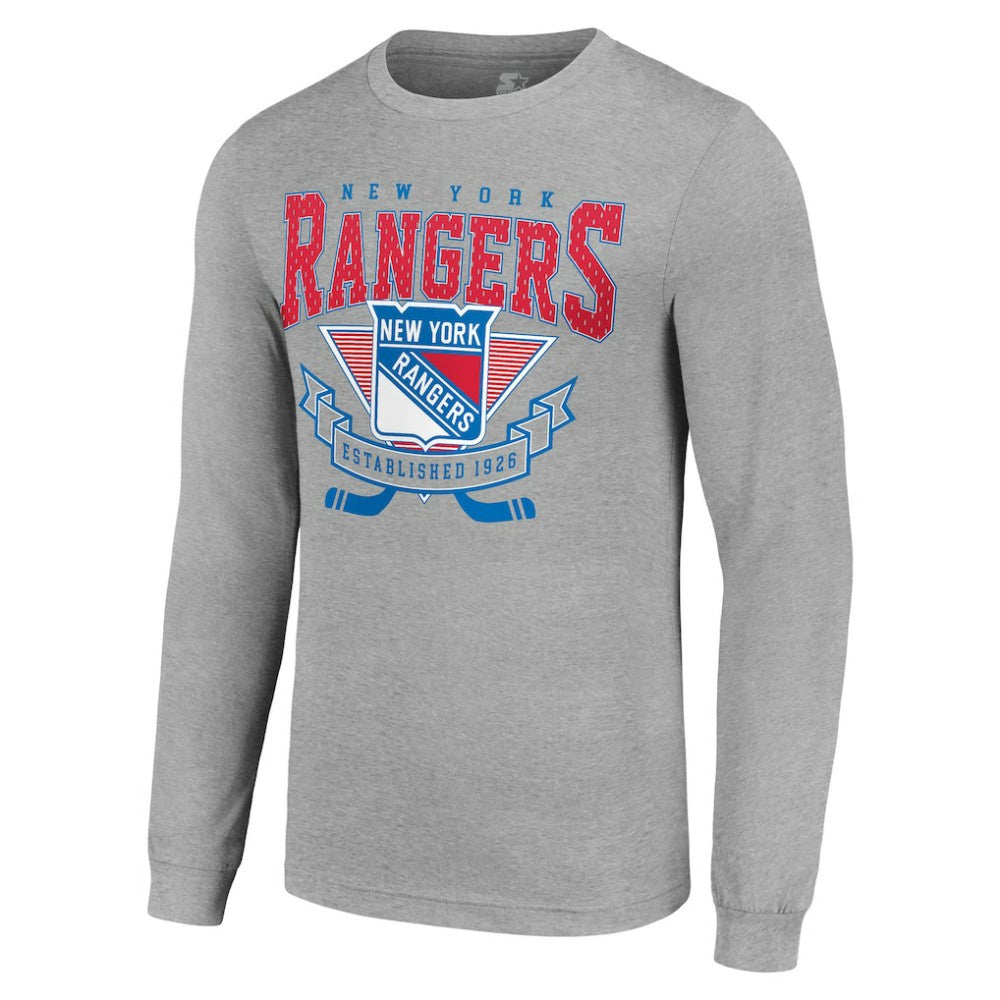 New York Rangers Starter '80s Inspired Team Logo Long Sleeve T-Shirt Online