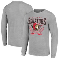 Ottawa Senators Starter '80s Inspired Team Logo Long Sleeve T-Shirt Discount