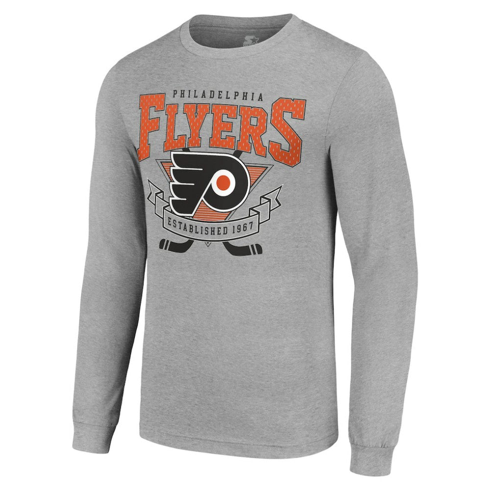 Philadelphia Flyers Starter '80s Inspired Team Logo Long Sleeve T-Shirt Online