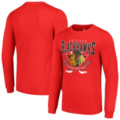 Chicago Blackhawks Starter Team Logo Graphic Long Sleeve T-Shirt For Sale