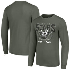 Dallas Stars Starter Team Logo Graphic Long Sleeve T-Shirt Outlet