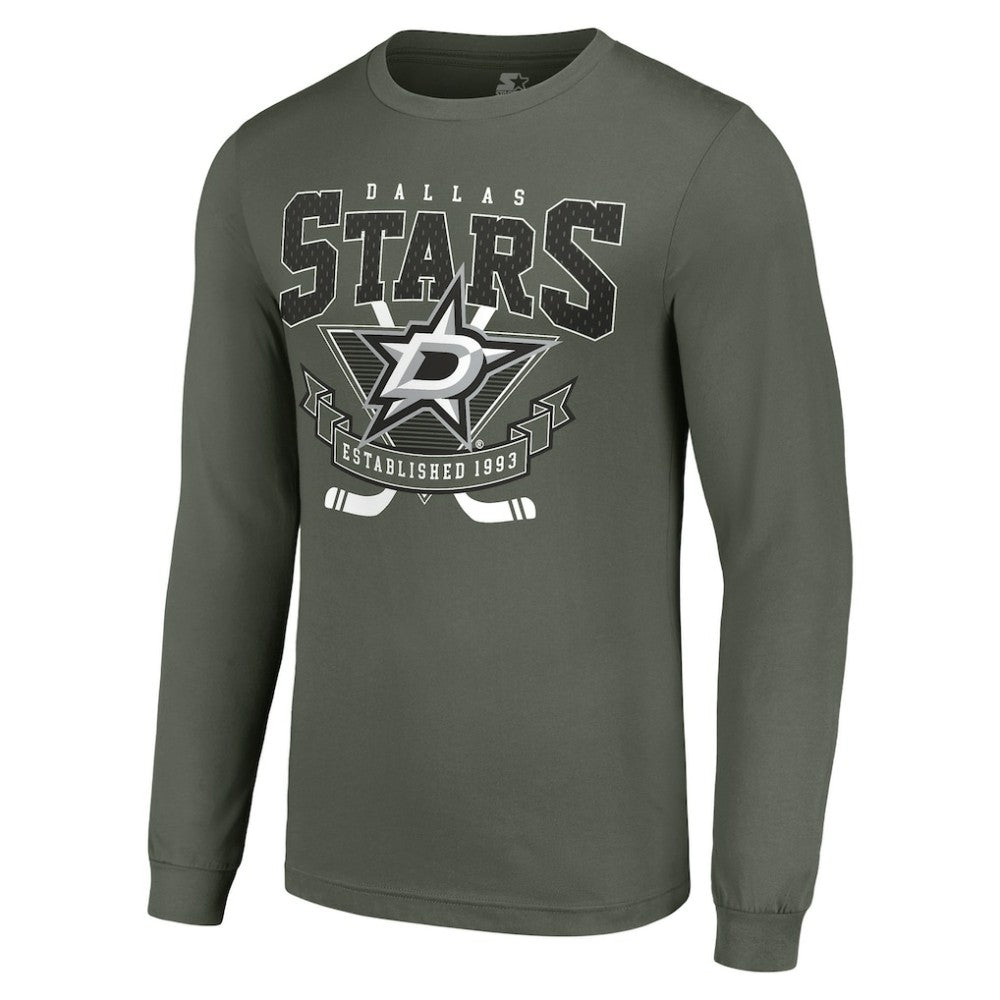Dallas Stars Starter Team Logo Graphic Long Sleeve T-Shirt Outlet