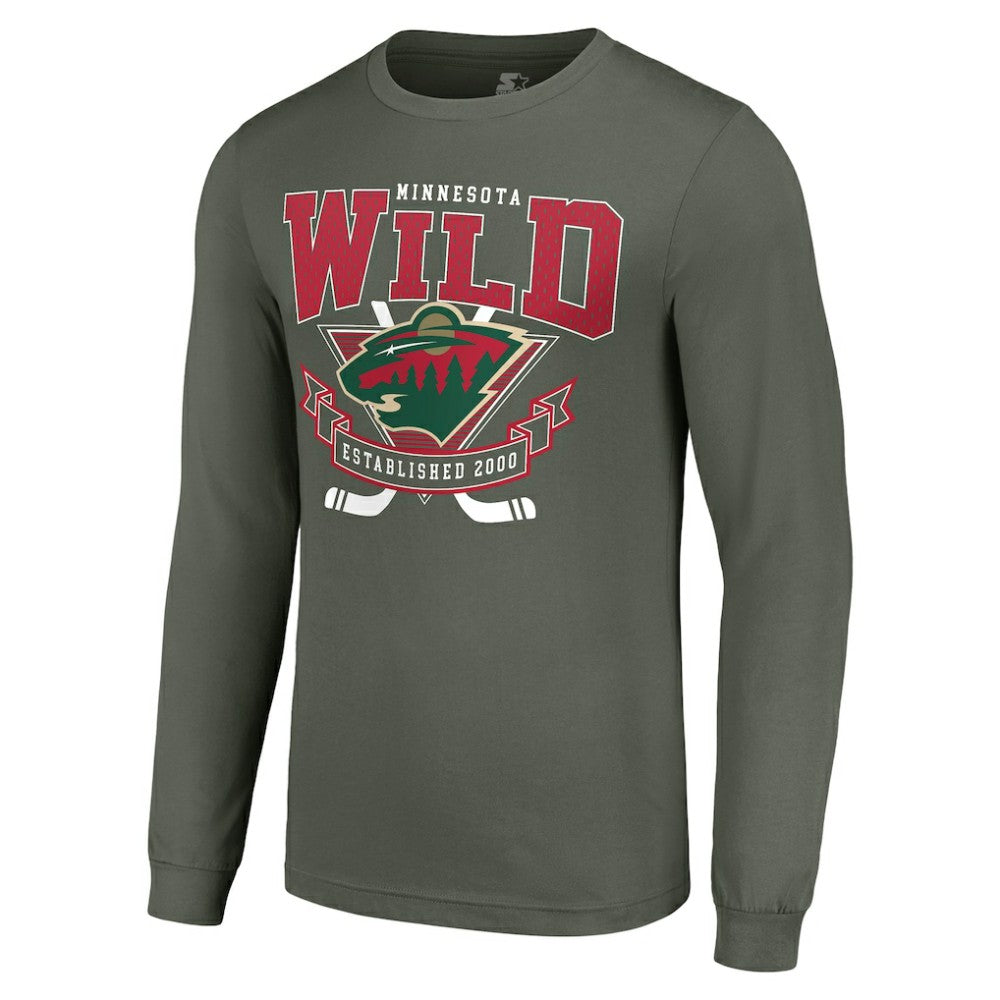 Minnesota Wild Starter Team Logo Graphic Long Sleeve T-Shirt Online