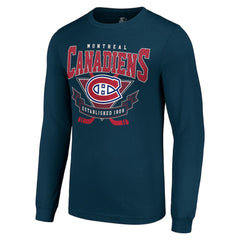 Montreal Canadiens Starter Team Logo Graphic Long Sleeve T-Shirt Outlet