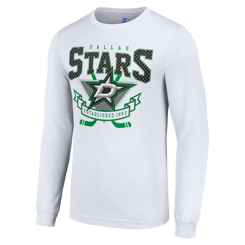 Dallas Stars Starter Team Logo Graphic Long Sleeve T-Shirt For Sale