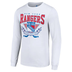 New York Rangers Starter Team Logo Graphic Long Sleeve T-Shirt Outlet