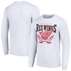 Detroit Red Wings Starter Team Logo Graphic Long Sleeve T-Shirt For Sale