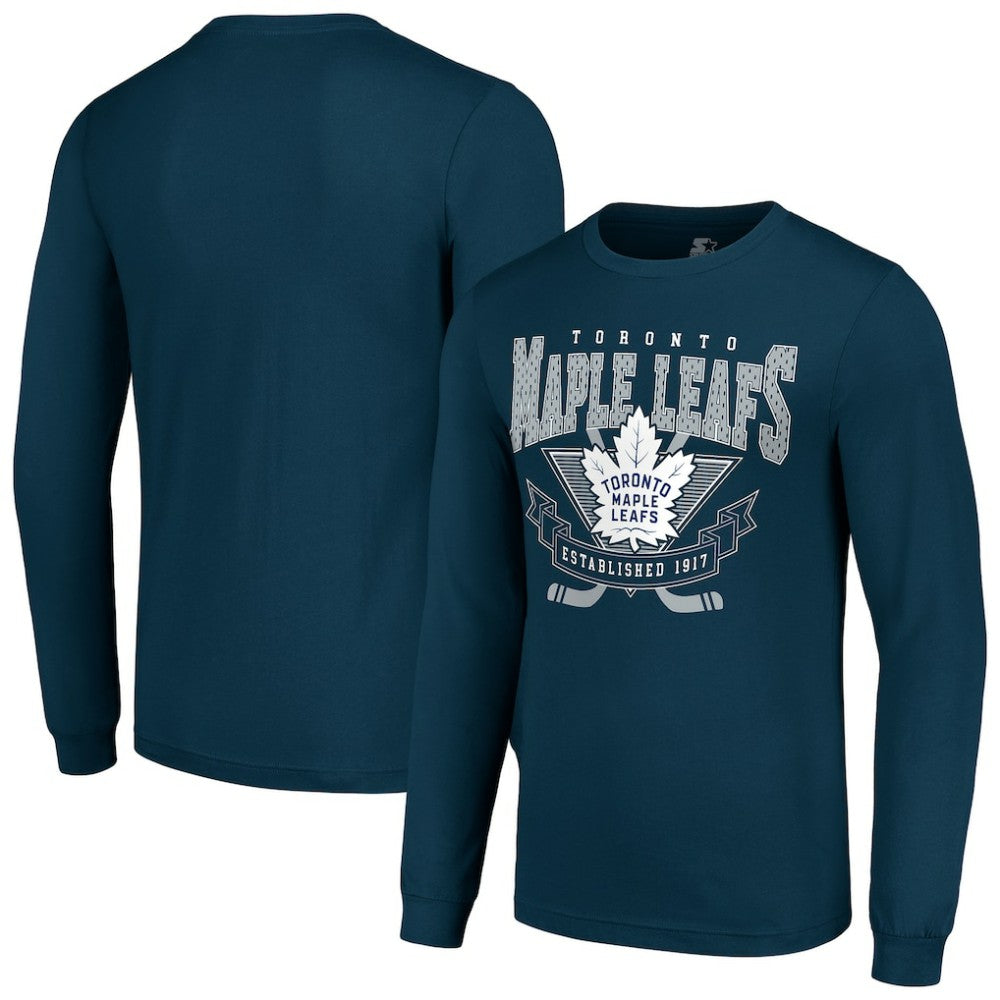 Toronto Maple Leafs Starter Team Logo Graphic Long Sleeve T-Shirt Outlet