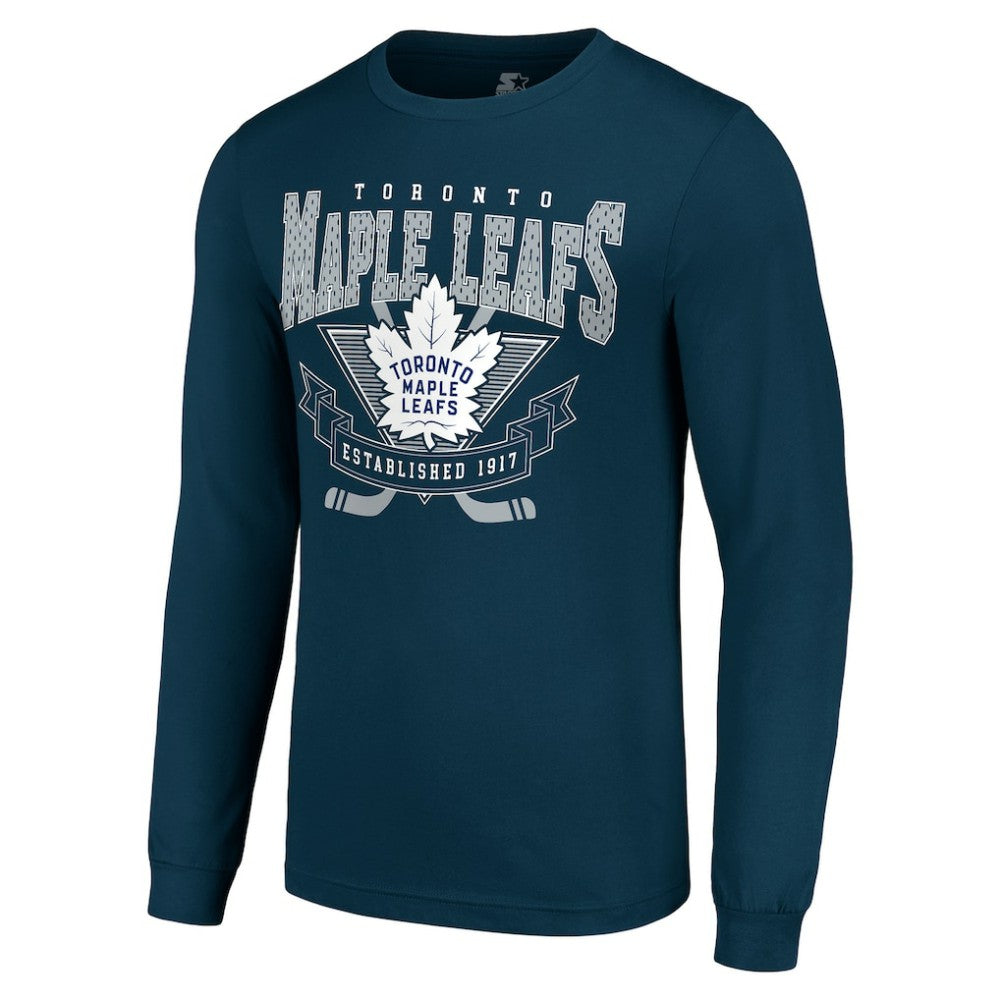 Toronto Maple Leafs Starter Team Logo Graphic Long Sleeve T-Shirt Outlet