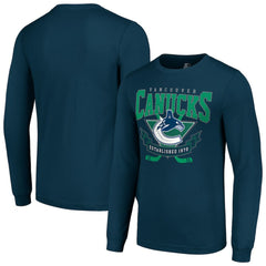 Vancouver Canucks Starter Team Logo Graphic Long Sleeve T-Shirt Discount