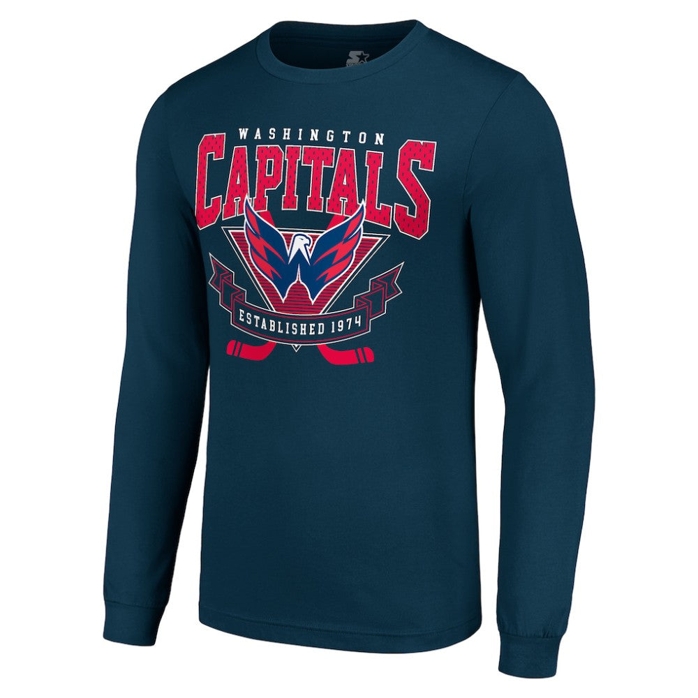 Washington Capitals Starter Team Logo Graphic Long Sleeve T-Shirt Outlet