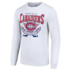 Montreal Canadiens Starter Team Logo Graphic Long Sleeve T-Shirt Outlet