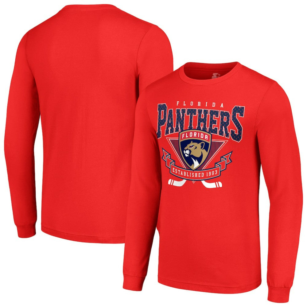 Florida Panthers Starter Team Logo Graphic Long Sleeve T-Shirt Sale
