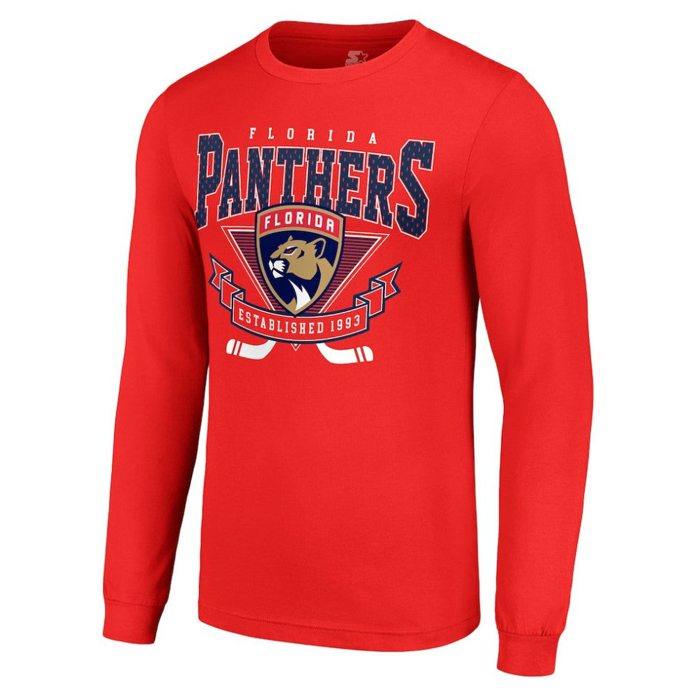 Florida Panthers Starter Team Logo Graphic Long Sleeve T-Shirt Sale