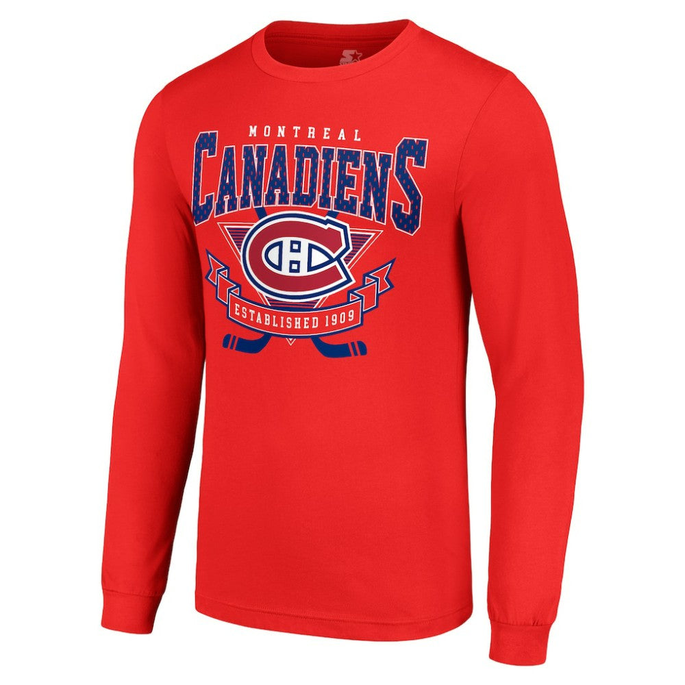 Montreal Canadiens Starter Team Logo Graphic Long Sleeve T-Shirt Sale