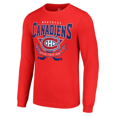 Montreal Canadiens Starter Team Logo Graphic Long Sleeve T-Shirt Sale
