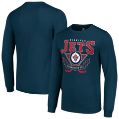 Winnipeg Jets Starter Team Logo Graphic Long Sleeve T-Shirt Sale