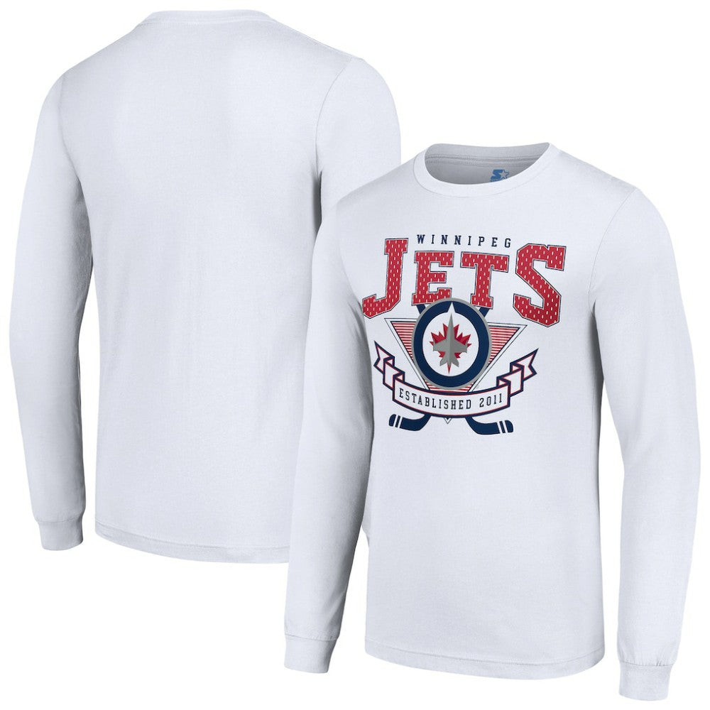 Winnipeg Jets Starter Team Logo Graphic Long Sleeve T-Shirt Online
