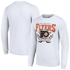 Philadelphia Flyers Starter Team Logo Graphic Long Sleeve T-Shirt For Sale