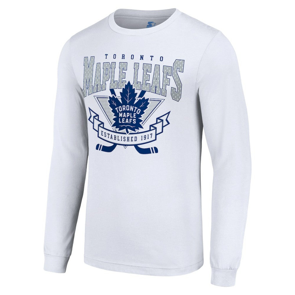 Toronto Maple Leafs Starter Team Logo Graphic Long Sleeve T-Shirt Outlet