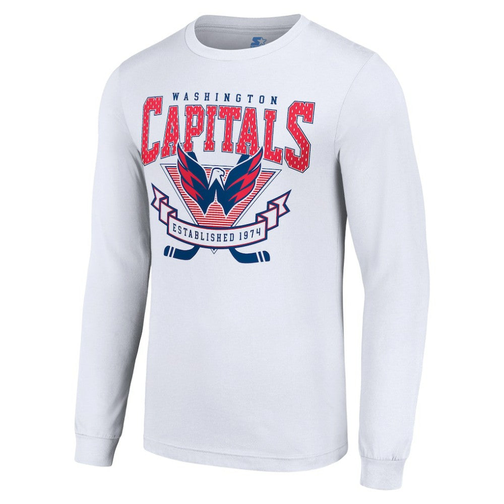Washington Capitals Starter Team Logo Graphic Long Sleeve T-Shirt For Sale