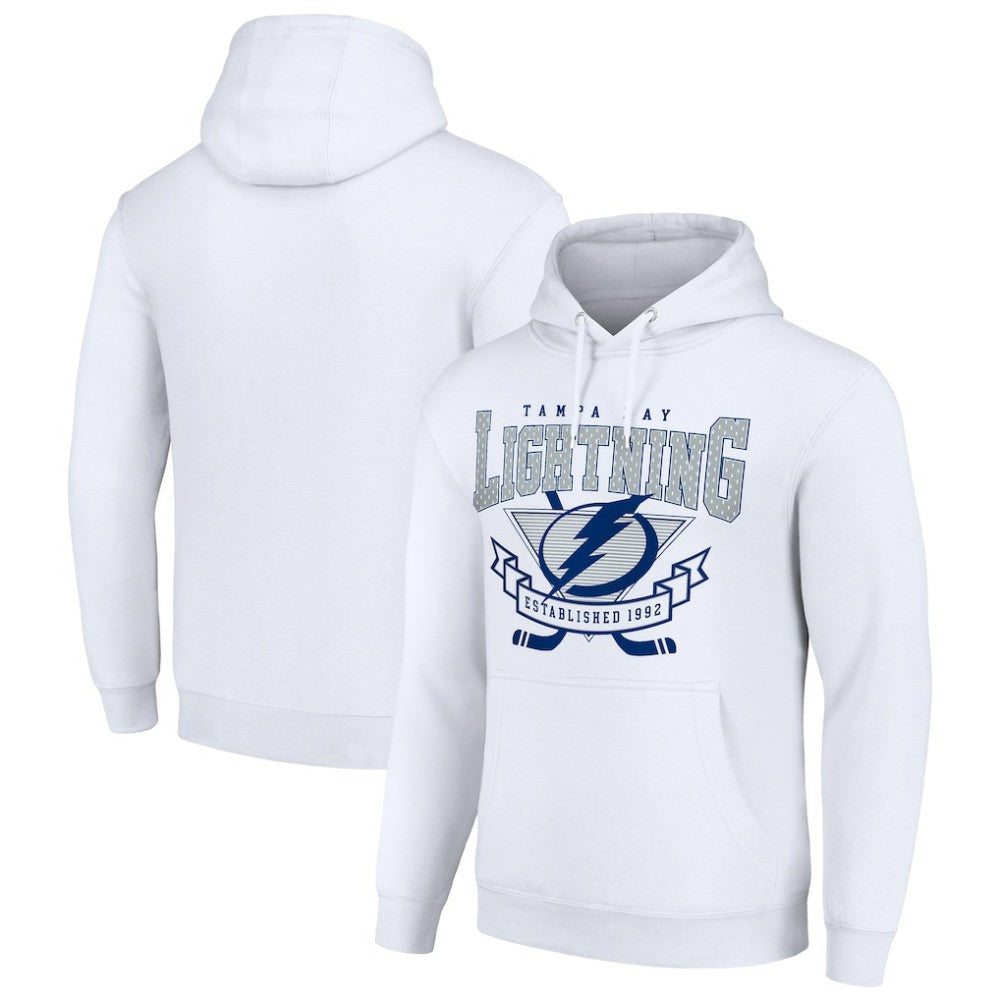 Tampa Bay Lightning Starter Team Logo Graphic Fleece Tri-Blend Pullover Hoodie Sale