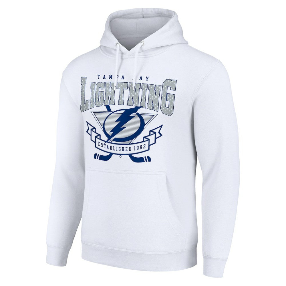 Tampa Bay Lightning Starter Team Logo Graphic Fleece Tri-Blend Pullover Hoodie Sale