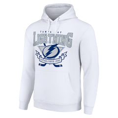Tampa Bay Lightning Starter Team Logo Graphic Fleece Tri-Blend Pullover Hoodie Sale