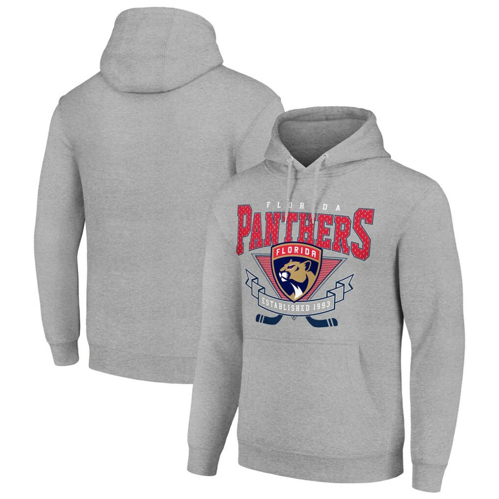 Florida Panthers Starter Team Logo Graphic Fleece Tri-Blend Pullover Hoodie Sale