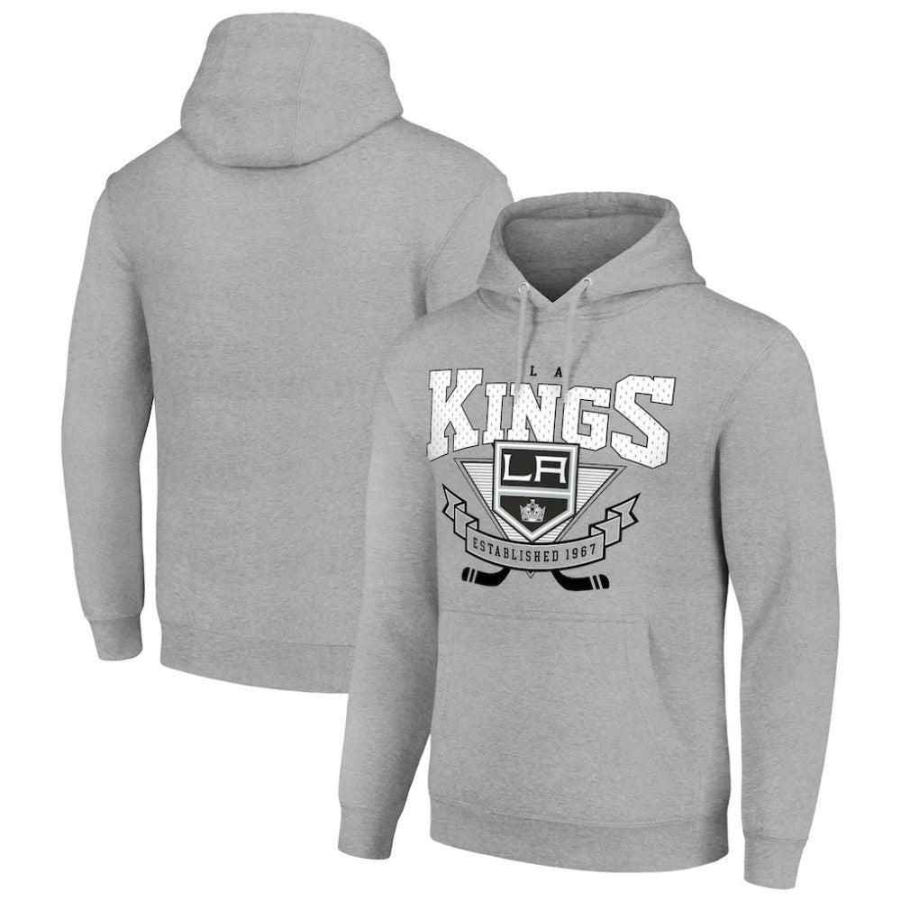 Los Angeles Kings Starter Team Logo Graphic Fleece Tri-Blend Pullover Hoodie On Sale