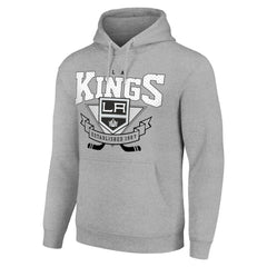 Los Angeles Kings Starter Team Logo Graphic Fleece Tri-Blend Pullover Hoodie On Sale