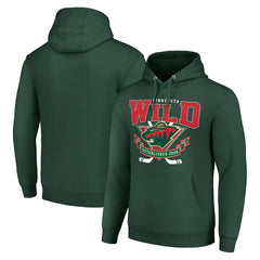 Minnesota Wild Starter Team Logo Graphic Fleece Tri-Blend Pullover Hoodie Sale