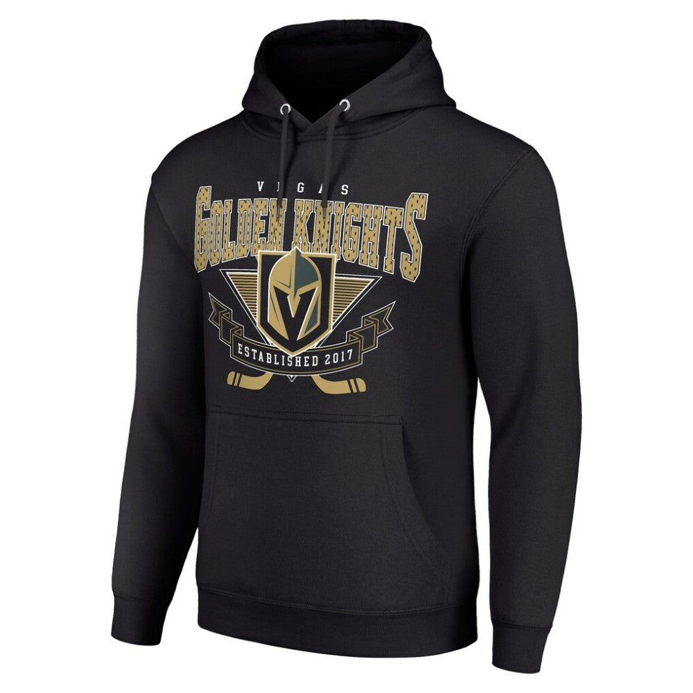 Vegas Golden Knights Starter Team Logo Graphic Fleece Tri-Blend Pullover Hoodie Outlet
