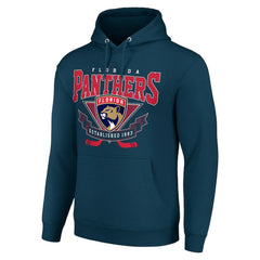 Florida Panthers Starter Team Logo Graphic Fleece Tri-Blend Pullover Hoodie Online