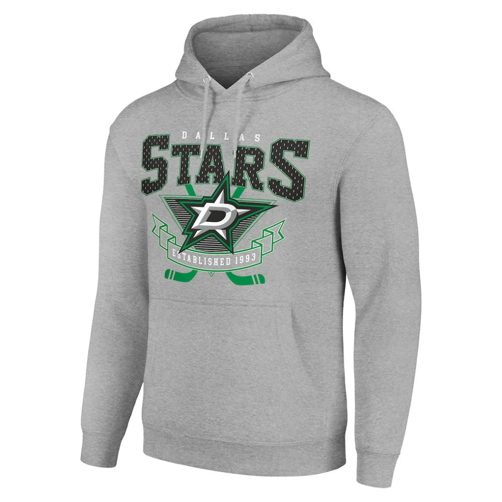 Dallas Stars Starter Team Logo Graphic Fleece Tri-Blend Pullover Hoodie For Sale