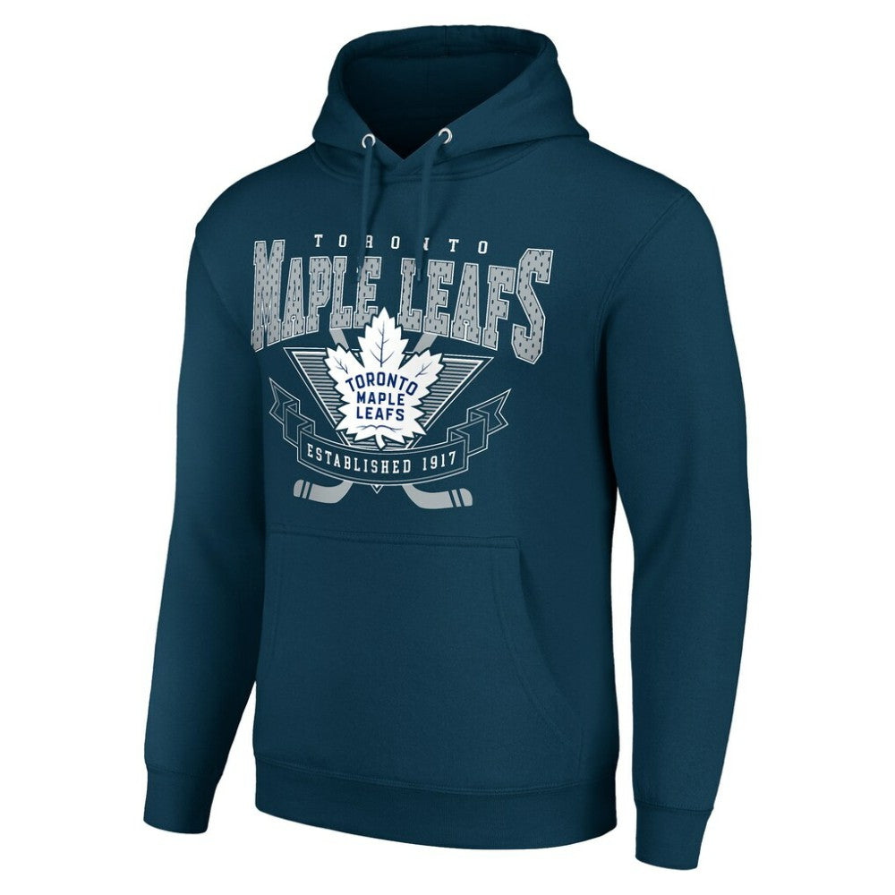 Toronto Maple Leafs Starter Team Logo Graphic Fleece Tri-Blend Pullover Hoodie Online